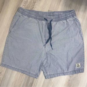 Vans 100% Cotton 18" Elastic Waist Pull-on Shorts.  Size XL (34.5 - 36)